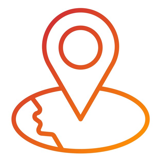 Diseño vectorial Estilo del icono del marcador de posición