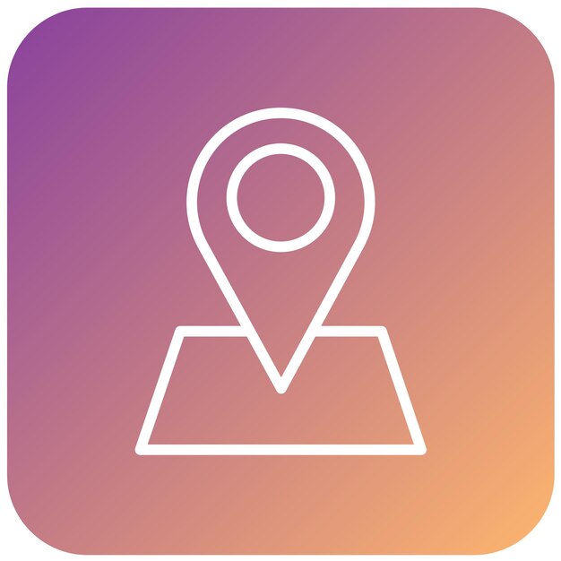 Diseño vectorial Estilo del icono del marcador de posición