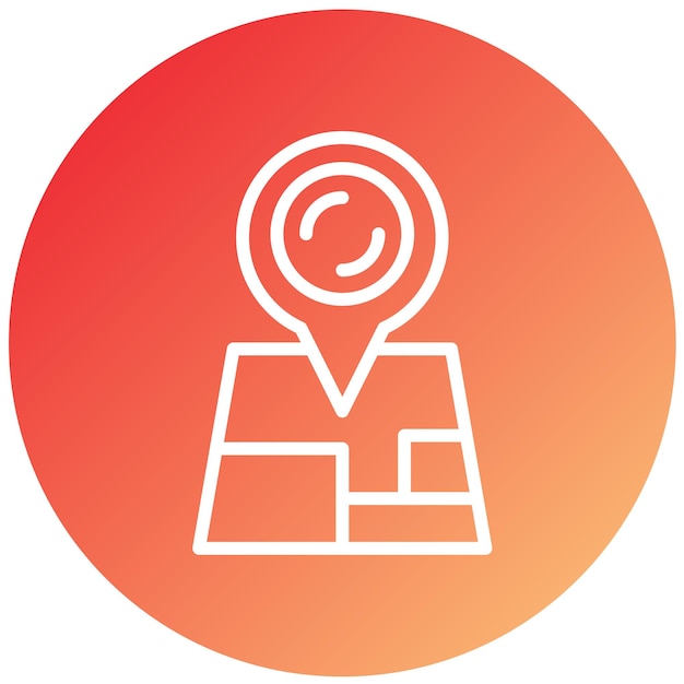 Diseño vectorial Estilo del icono del marcador de posición