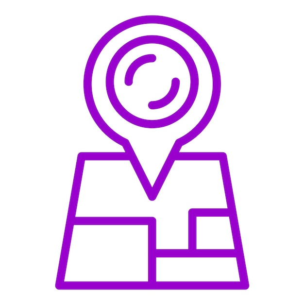 Diseño vectorial Estilo del icono del marcador de posición