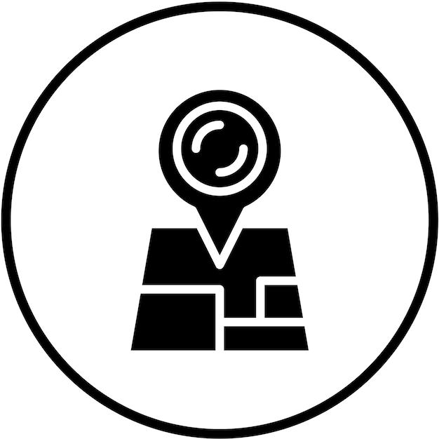 Diseño vectorial Estilo del icono del marcador de posición