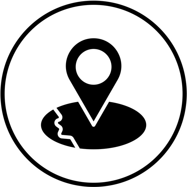 Diseño vectorial Estilo del icono del marcador de posición