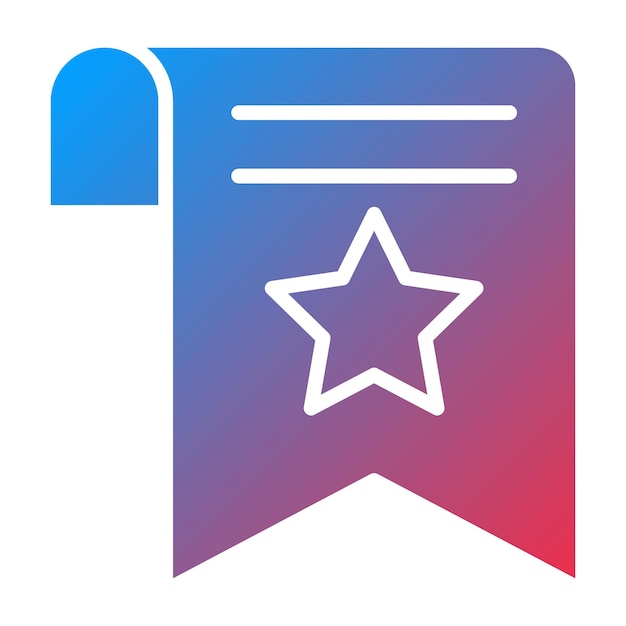 Diseño vectorial Estilo del icono del marcador