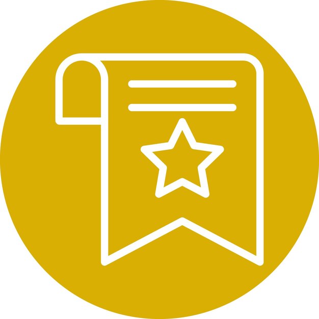 Diseño vectorial Estilo del icono del marcador