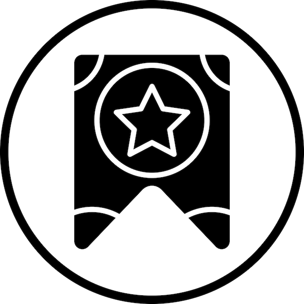 Diseño vectorial Estilo del icono del marcador