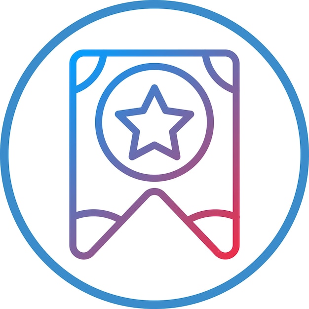 Diseño vectorial Estilo del icono del marcador