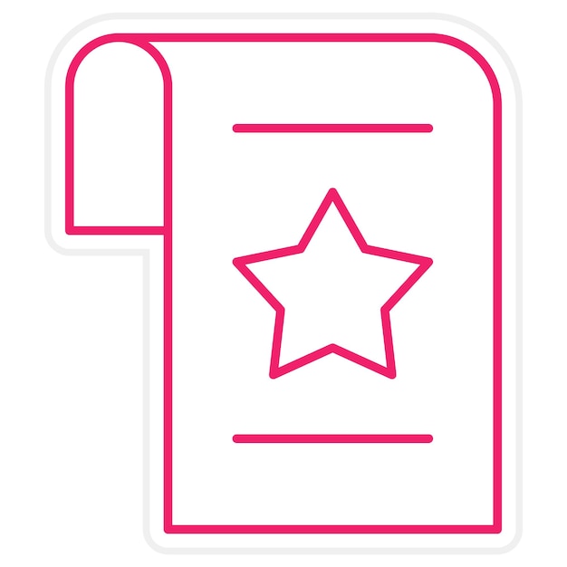 Diseño vectorial Estilo del icono del marcador