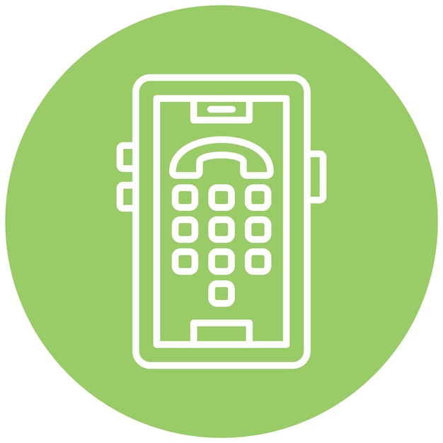 Diseño vectorial Estilo del icono del marcador