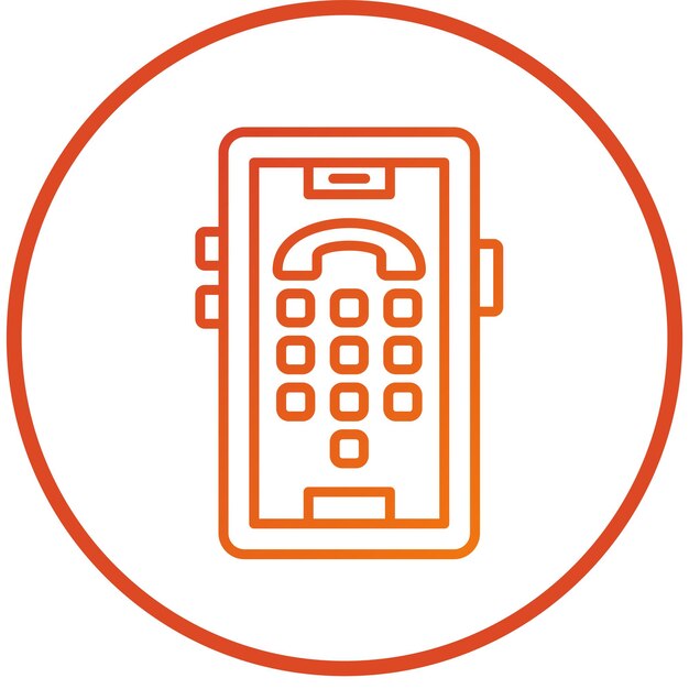 Diseño vectorial Estilo del icono del marcador
