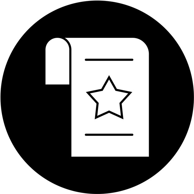 Diseño vectorial Estilo del icono del marcador