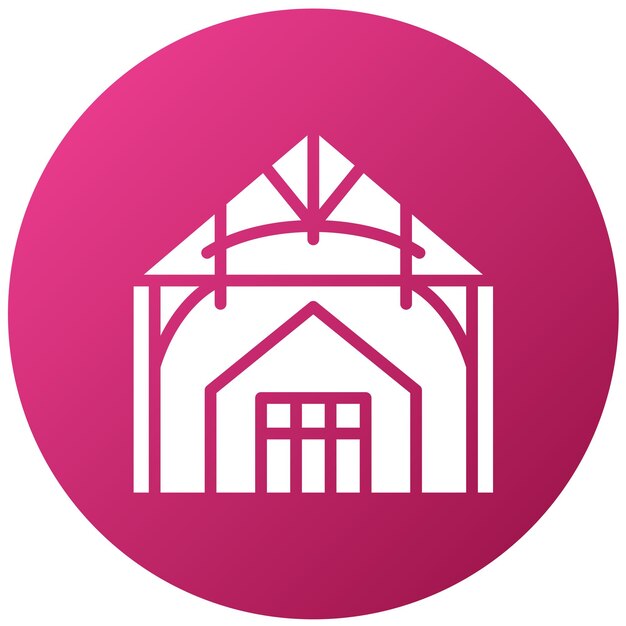 Diseño vectorial Estilo del icono del marco de madera
