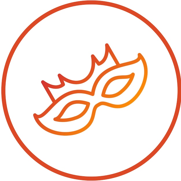 Diseño vectorial Estilo de icono de Mardi Gras