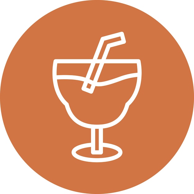 Diseño vectorial Estilo de icono de Margarita