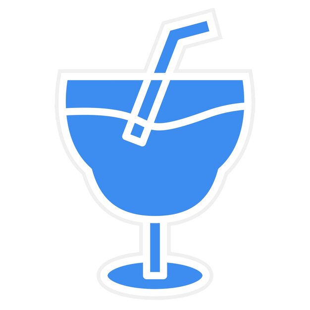 Diseño vectorial Estilo de icono de Margarita