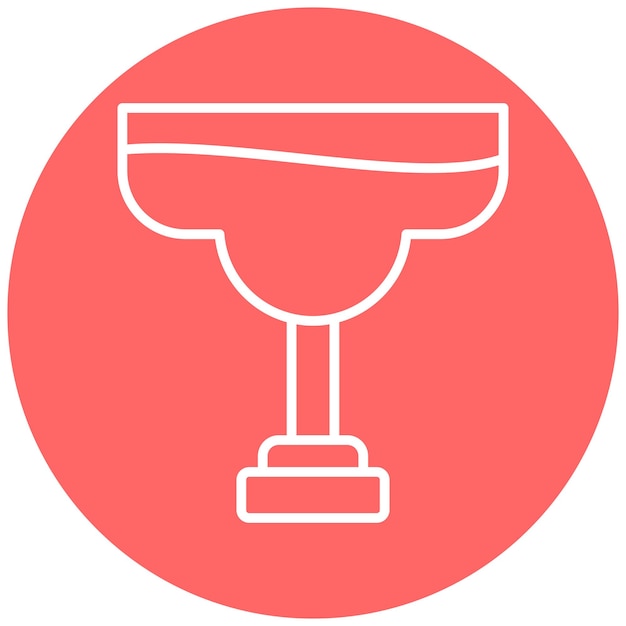 Diseño vectorial Estilo de icono de Margarita