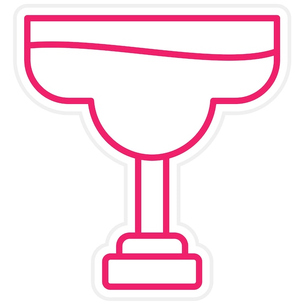 Diseño vectorial Estilo del icono de Margarita