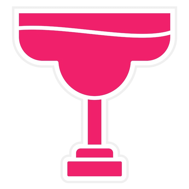 Diseño vectorial Estilo de icono de Margarita