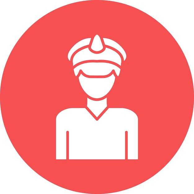 Diseño vectorial Estilo de icono de marinero