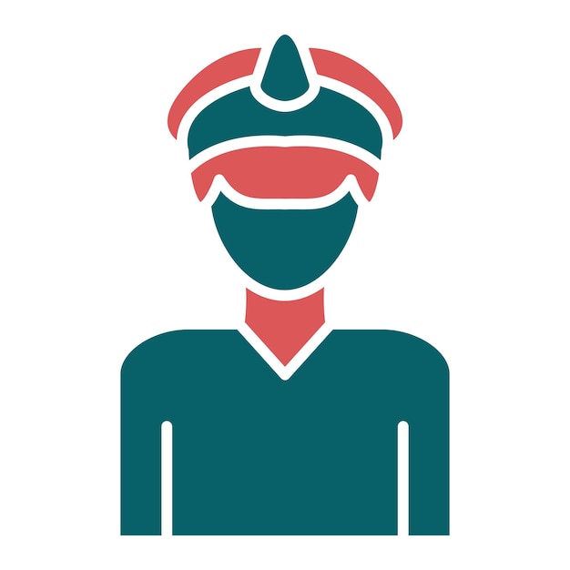 Diseño vectorial Estilo de icono de marinero