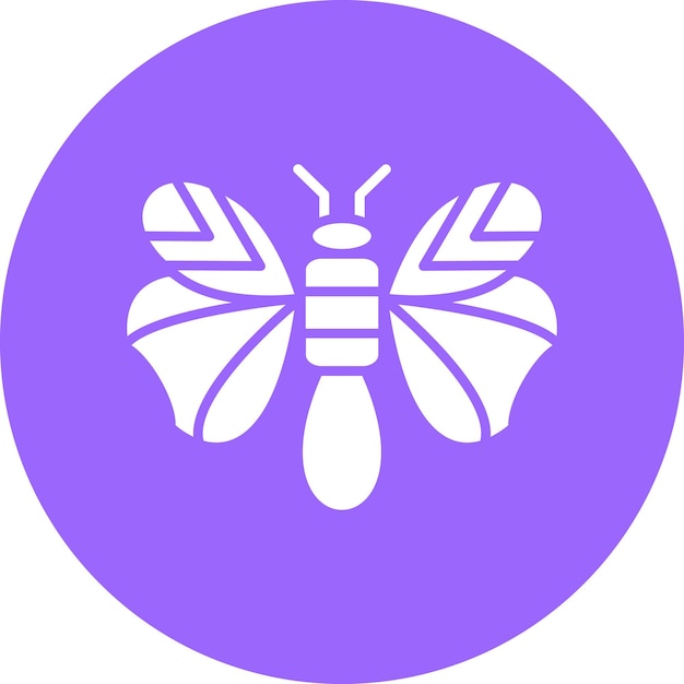 Vector diseño vectorial estilo de icono de mariposa