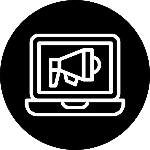 Diseño vectorial Estilo de icono de marketing digital