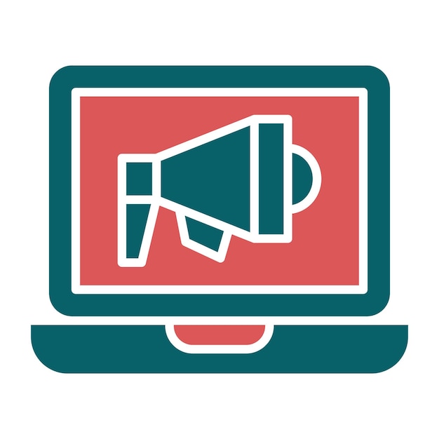 Diseño vectorial Estilo de icono de marketing digital