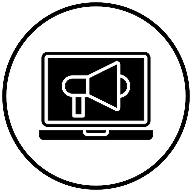 Diseño vectorial Estilo de icono de marketing digital