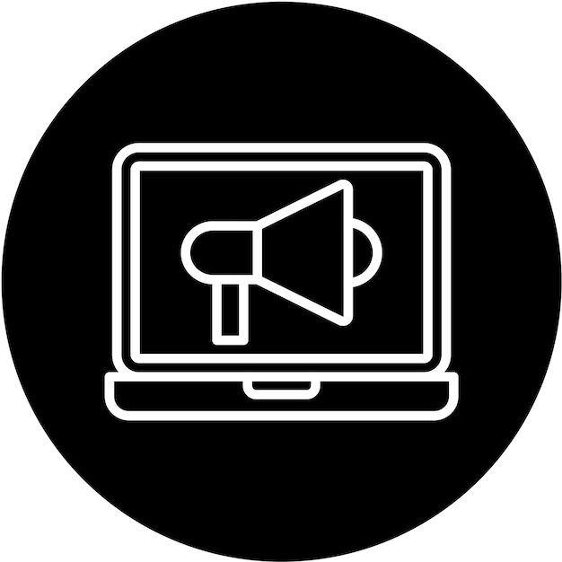 Diseño vectorial Estilo de icono de marketing digital