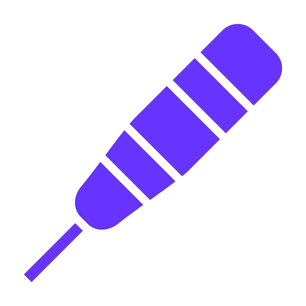 Diseño vectorial Estilo del icono del martillo de prueba de hormigón
