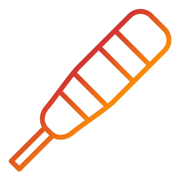 Diseño vectorial Estilo del icono del martillo de prueba de hormigón