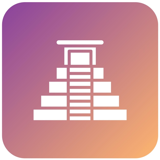 Diseño vectorial Estilo de icono Maya