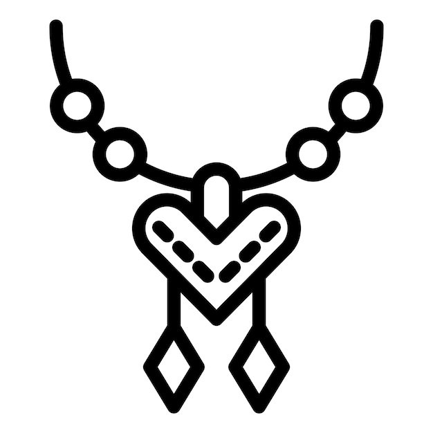 Diseño vectorial Estilo del icono del medallón de boda