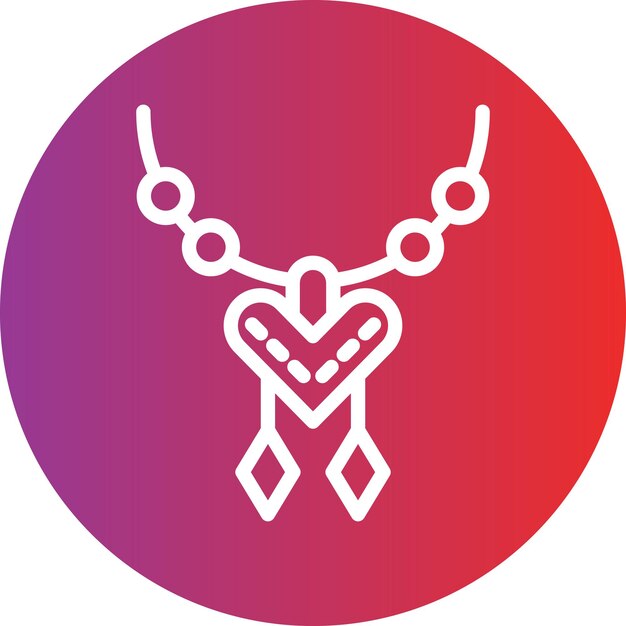 Diseño vectorial Estilo del icono del medallón de boda