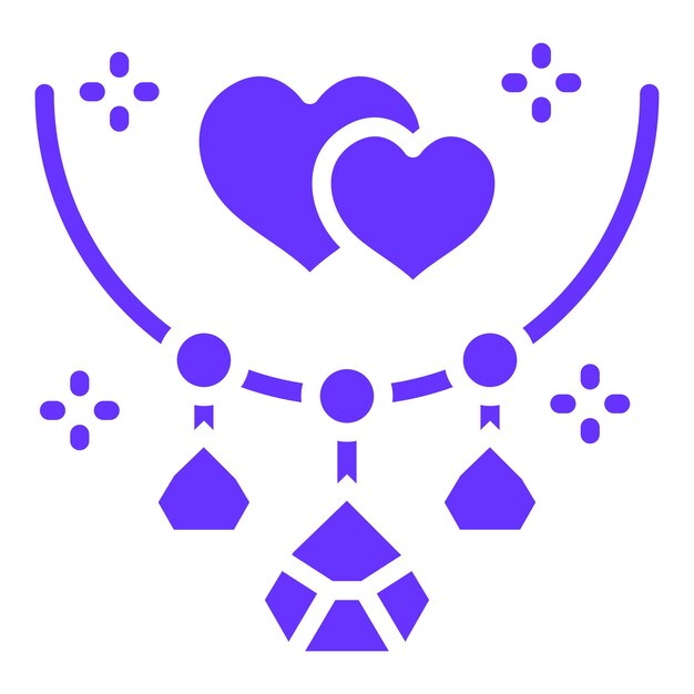 Diseño vectorial Estilo del icono del medallón de boda