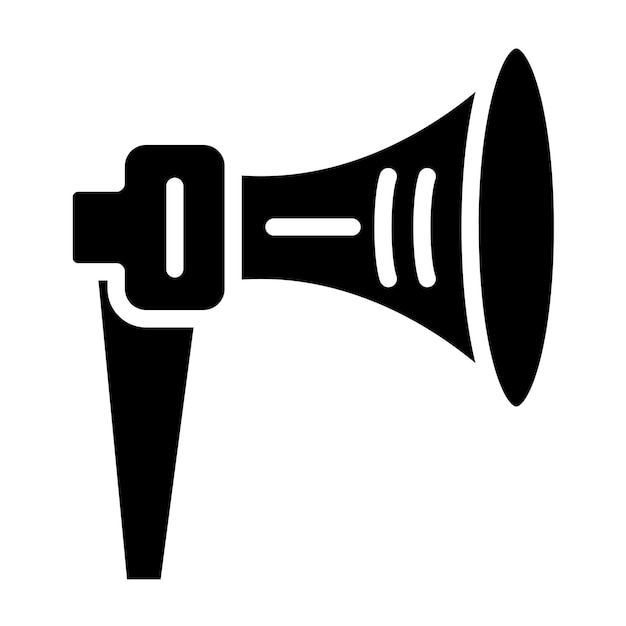 Diseño vectorial Estilo del icono del megáfono