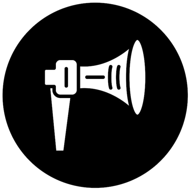 Diseño vectorial Estilo del icono del megáfono