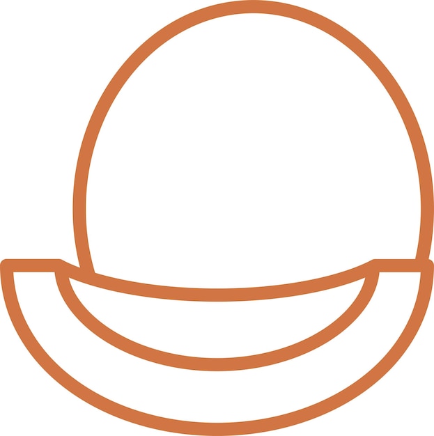 Diseño vectorial Estilo del icono del melón