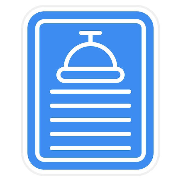 Diseño vectorial Estilo del icono del menú diario