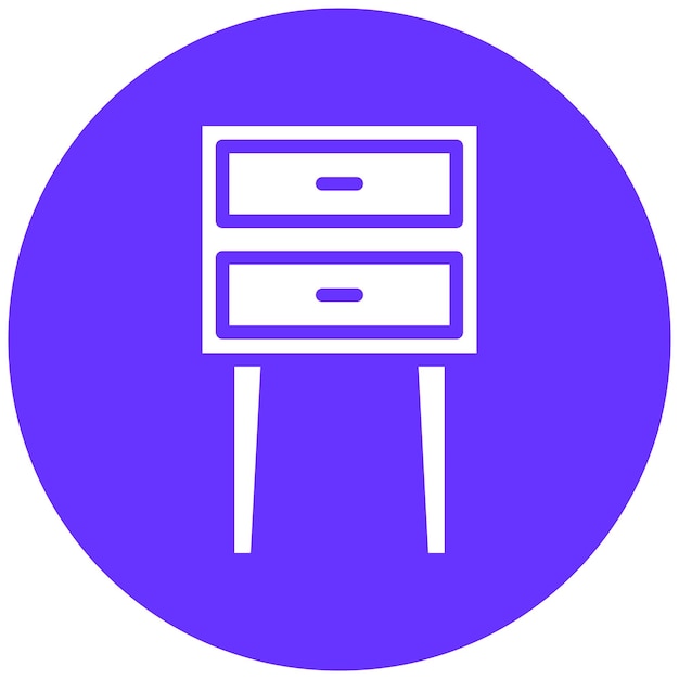 Diseño vectorial Estilo del icono de la mesa telefónica