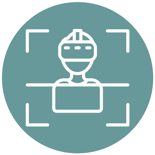 Diseño vectorial Estilo del icono Metahuman