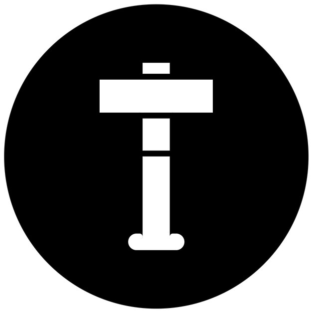 Diseño vectorial Estilo de icono de metalurgia física