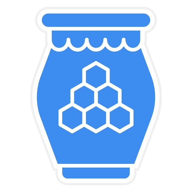 Diseño vectorial Estilo del icono de miel