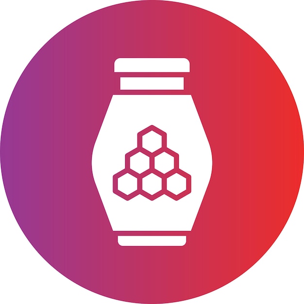 Diseño vectorial Estilo del icono de miel