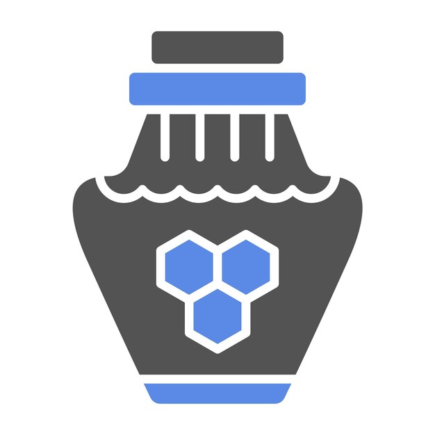 Diseño vectorial Estilo del icono de miel
