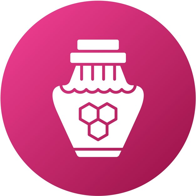 Diseño vectorial Estilo del icono de miel