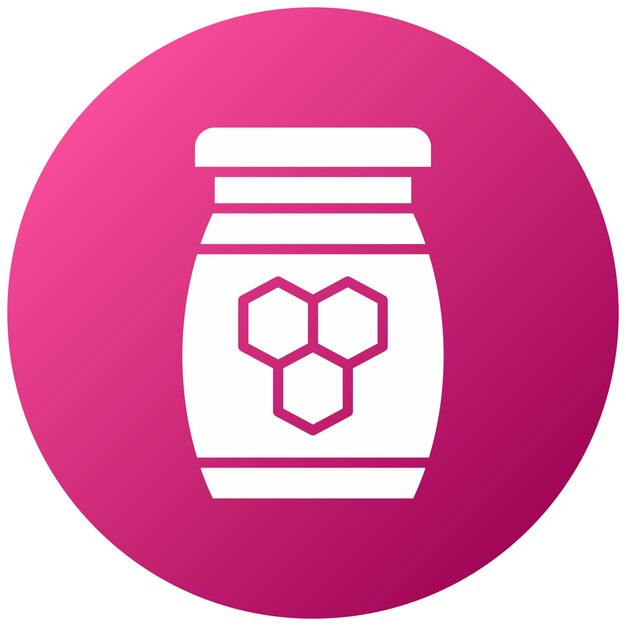Diseño vectorial Estilo del icono de miel