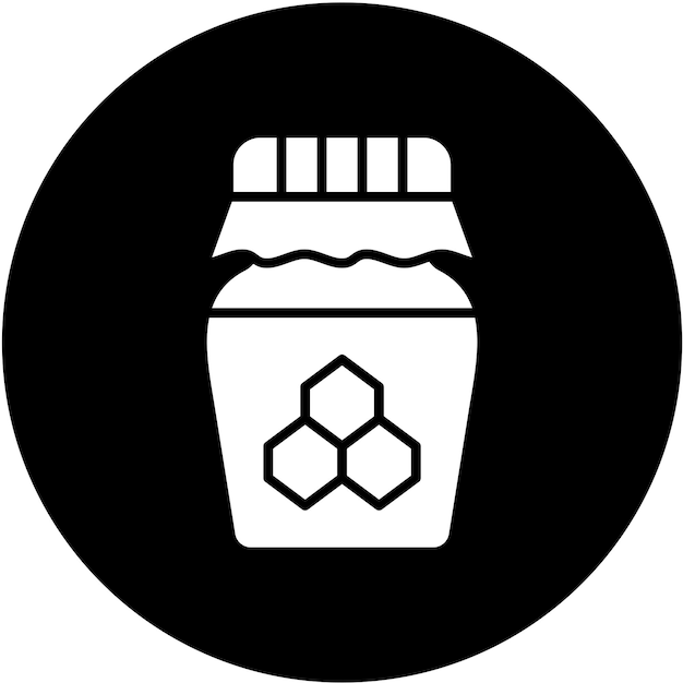 Diseño vectorial Estilo del icono de miel