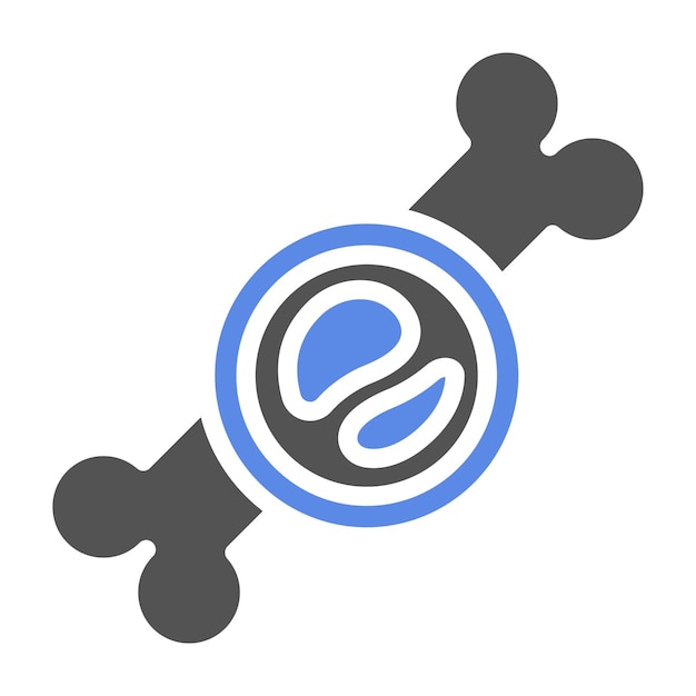Diseño vectorial Estilo del icono del mieloma múltiple