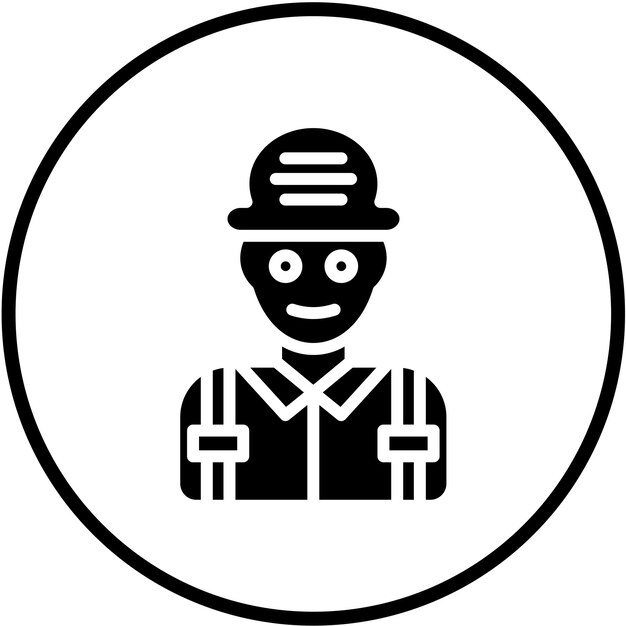Diseño vectorial Estilo de icono militar