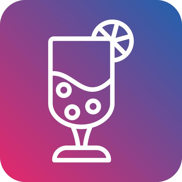 Diseño vectorial Estilo de icono de Mimosa